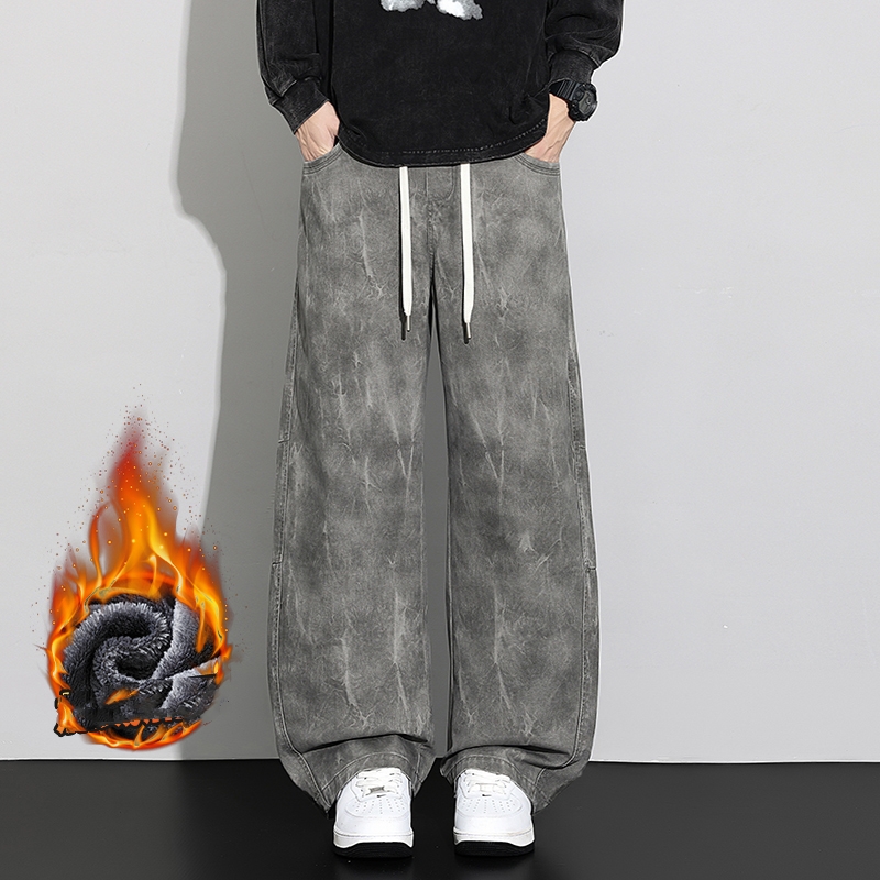 Streetwear Brand Vintage - 2026 الرجال السراويل القطنية فضفاضة موضة