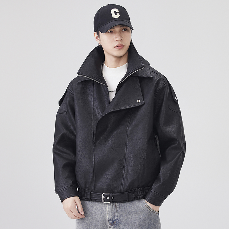 الخريف الشتاء سترة جلدية الرجا - مراجعة Streetwear Brand Vintage وسعره