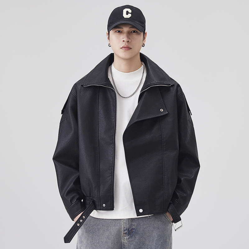 الخريف الشتاء سترة جلدية الرجا - مراجعة Streetwear Brand Vintage وسعره