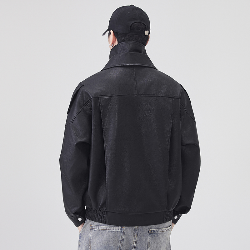 الخريف الشتاء سترة جلدية الرجا - مراجعة Streetwear Brand Vintage وسعره
