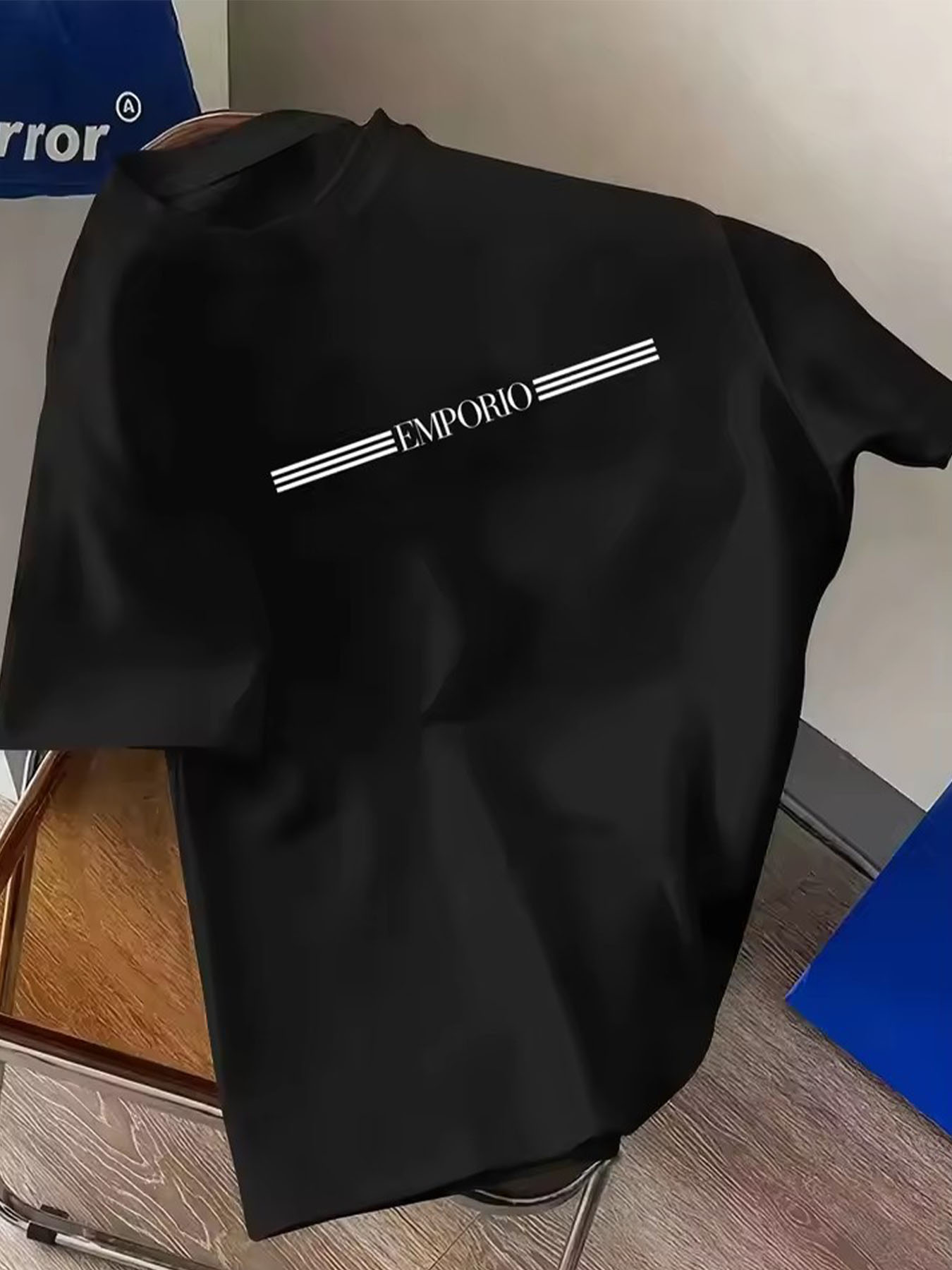 تي شيرت رجالي فاخر بطبعة حروف، - مراجعة Streetwear Brand Clothing وسعره